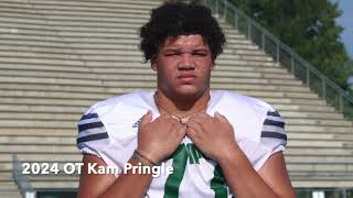 2024 OT Kam Pringle practice highlights