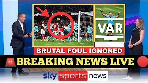 SHOCKING! ARSENAL ROBBED AS REFEREE IGNORES BRUTAL FOUL ON LEWIS-SKELLY – FANS FURIOUS