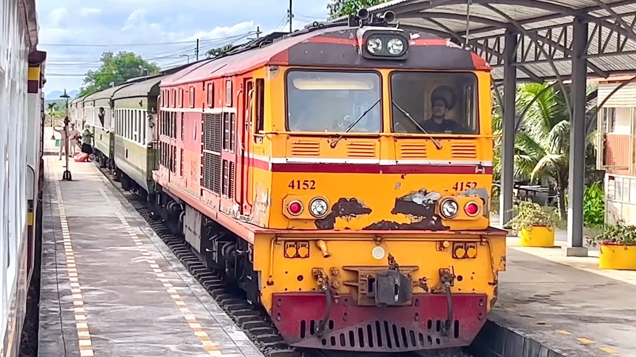 SRT. #รถเร็วยะลาในตำนานกลับมาแล้ว! นั่งขบวน 170 ชมบรรยากาศสองข้างทางยามบ่าย ตั้งแต่หาดใหญ่ - ช่องเขา