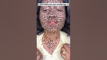 1thousand Mehndi dots challenge #mehndichallenge #mehndi #mehndidesign