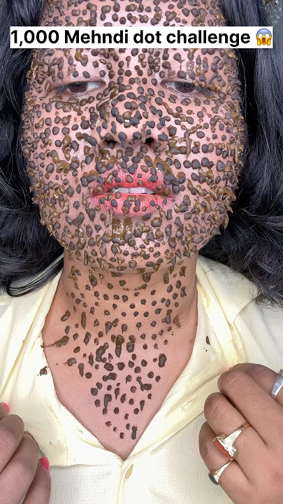 1thousand Mehndi dots challenge #mehndichallenge #mehndi #mehndidesign