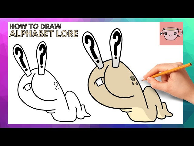 How To Draw Alphabet Lore - Lowercase Letter B  Cute Easy Step By Step  Drawing Tutorial 