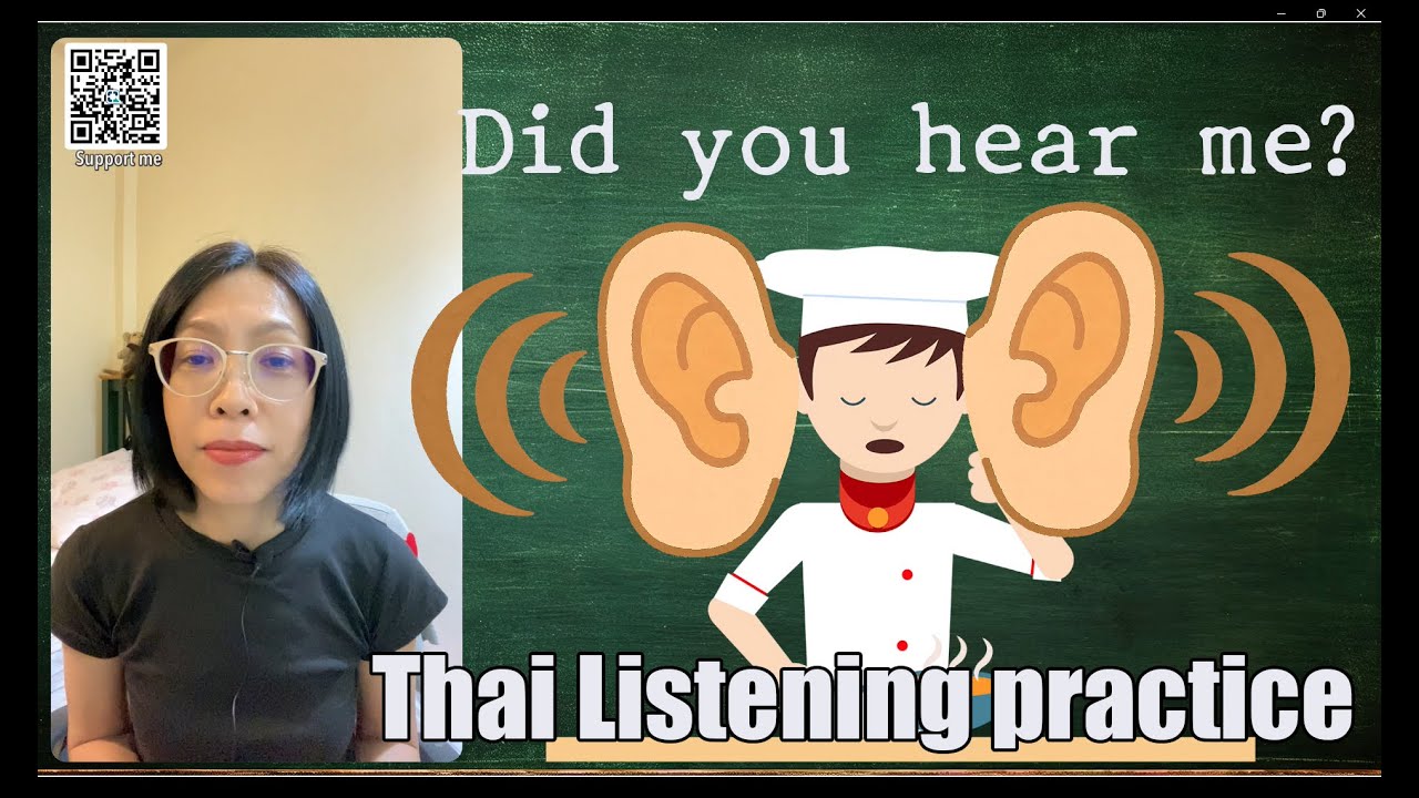 Thai Listening Practice (Thai & Eng subtitles) 