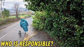 Download Lagu Disaster Waiting to Happen! Pedestrians Risking Their Lives On Sharp Bend.. MP3