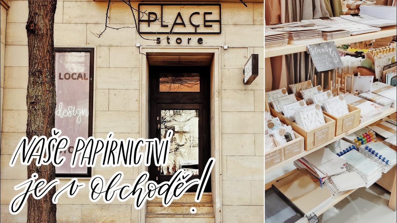 Jak se naše papírnictví dostalo do obchodu Place Store! | Vlog #6