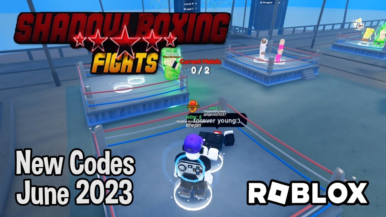 NEW* ALL WORKING CODES FOR SHADOW BOXING FIGHTS IN 2023! ROBLOX