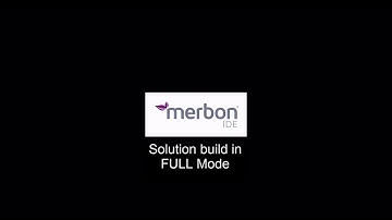 Merbon IDE 4 - Solution build in FULL Mode