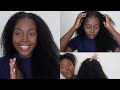 TRYING AN AIR WIG OVER THICK NATURAL HAIR/ LOCS - IS IT WORTH IT? || FT. SUNBER HAIR