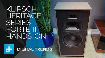 Klipsch Heritage Series Forte III Speakers - Hands On Review