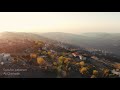      ألوان خريفية رائعة في بلدة صوفر في لبنان