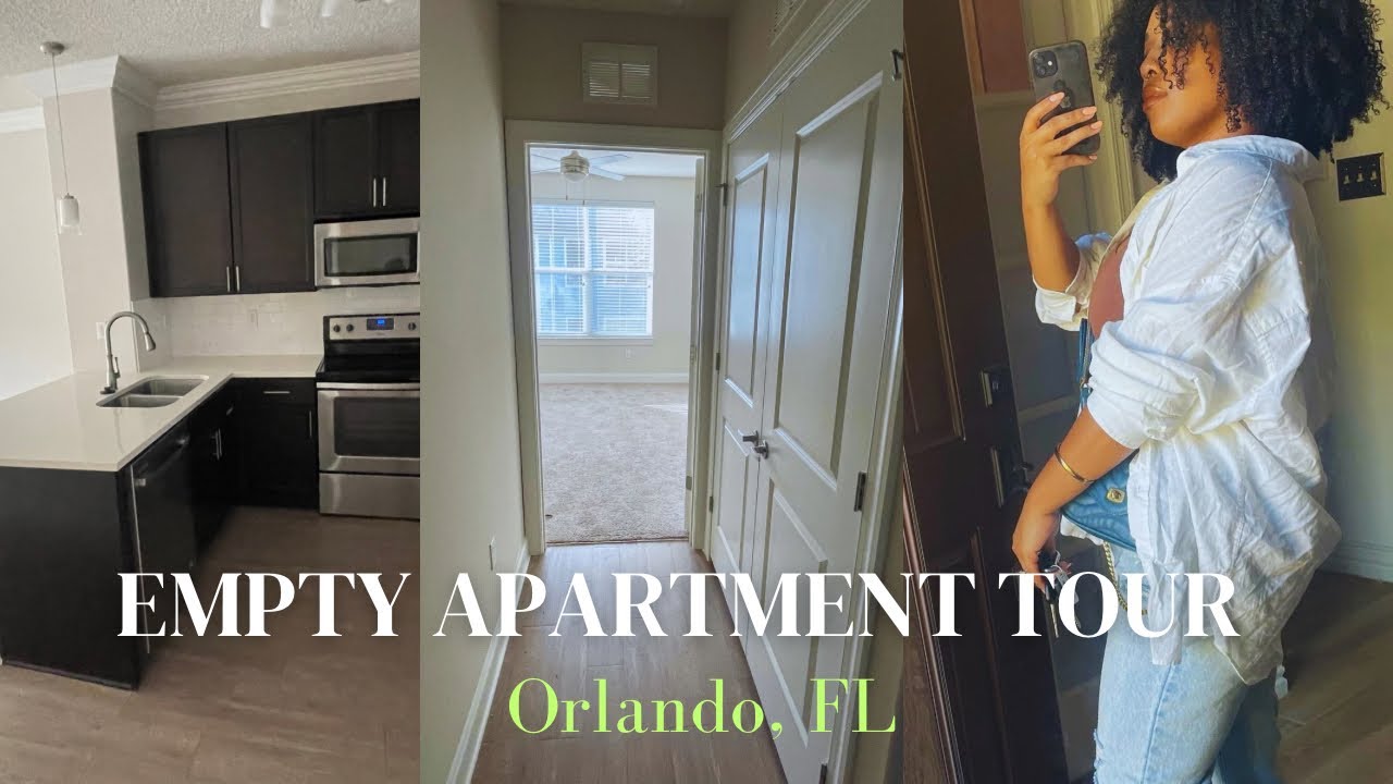 Empty Apartment Tour ORLANDO , FL & Move in Day YouTube