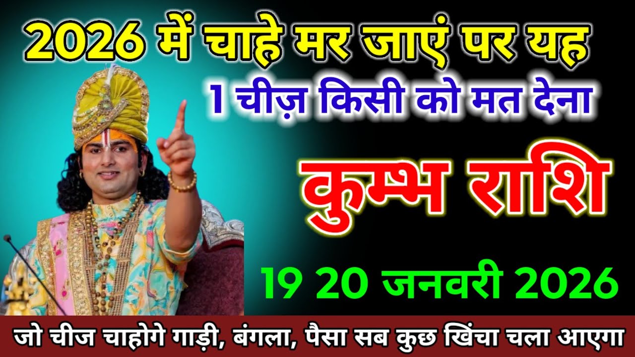 कुम्भ राशि वालों एक चीज किसी को भूलकर भी मत देना। Kumbh Rashi 