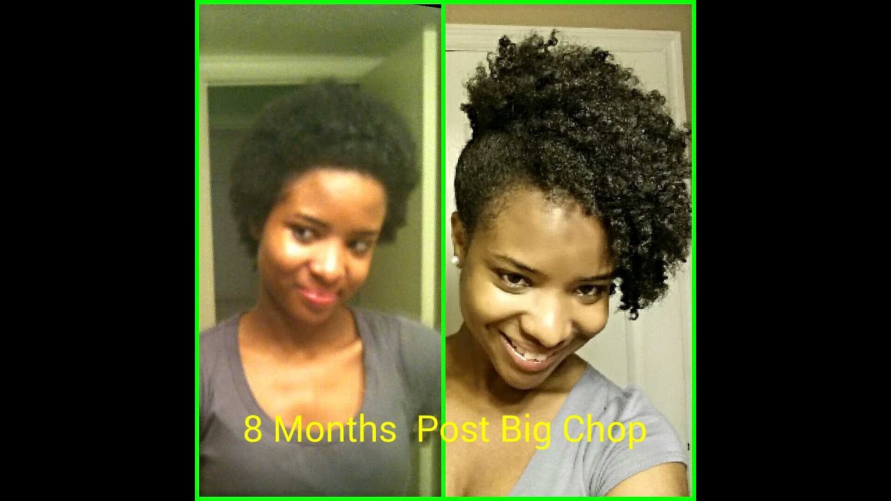 8 months natural hair journey