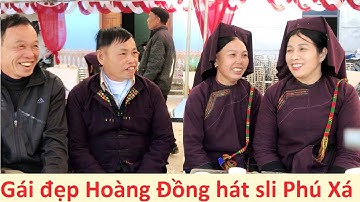 .Gái Hoàng Đồng và trai Phú Xá hát sli tại lễ tân gia