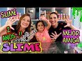 SLIME con  MI MEJOR AMIGA y su Hija de 2 AÑOS (por primera vez)