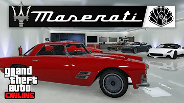 Ultimate Maserati Garage Tour (with Real Life Cars) in GTA 5 Online