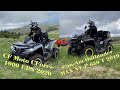 CfMoto 1000 Vs. Can Am Outlander 650 😲 Crossing a Mud Ditch 💢