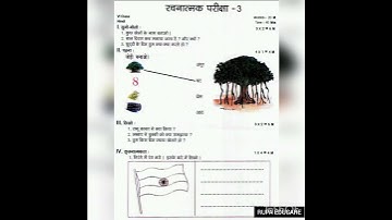 6th class hindi  model paper formative assessment 3 (2021-22)