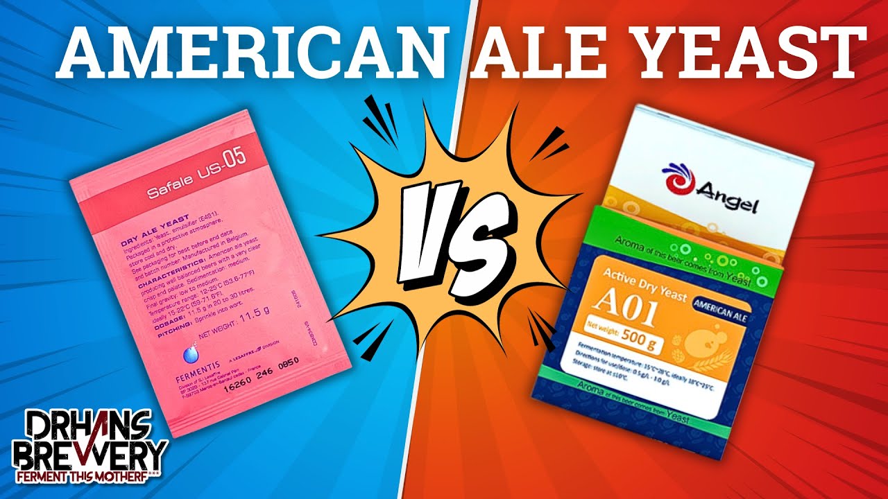 American Ale Yeast Showdown Angel Yeast A01 vs. Fermentis US05
