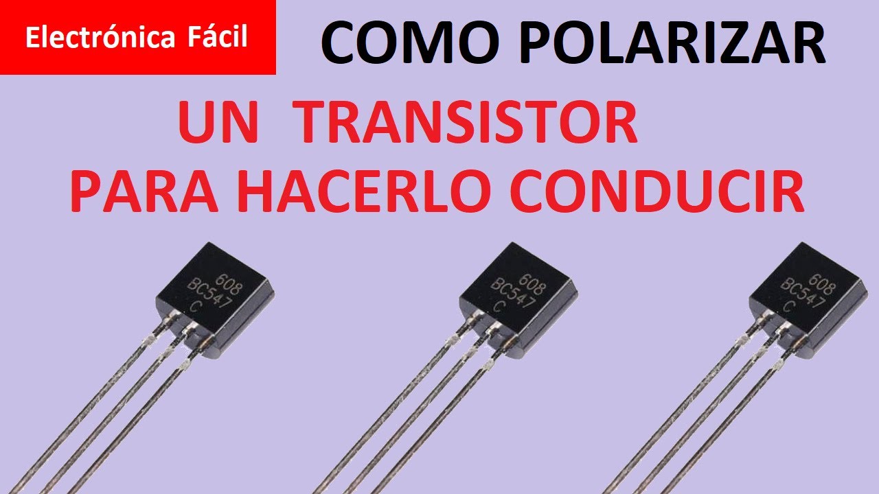 : Como se polarizan los transistores. - YouTube