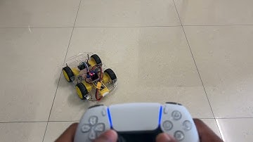 PS5 controller RC car - full demo part2 #hashincludeelectronics #ps5 #esp32