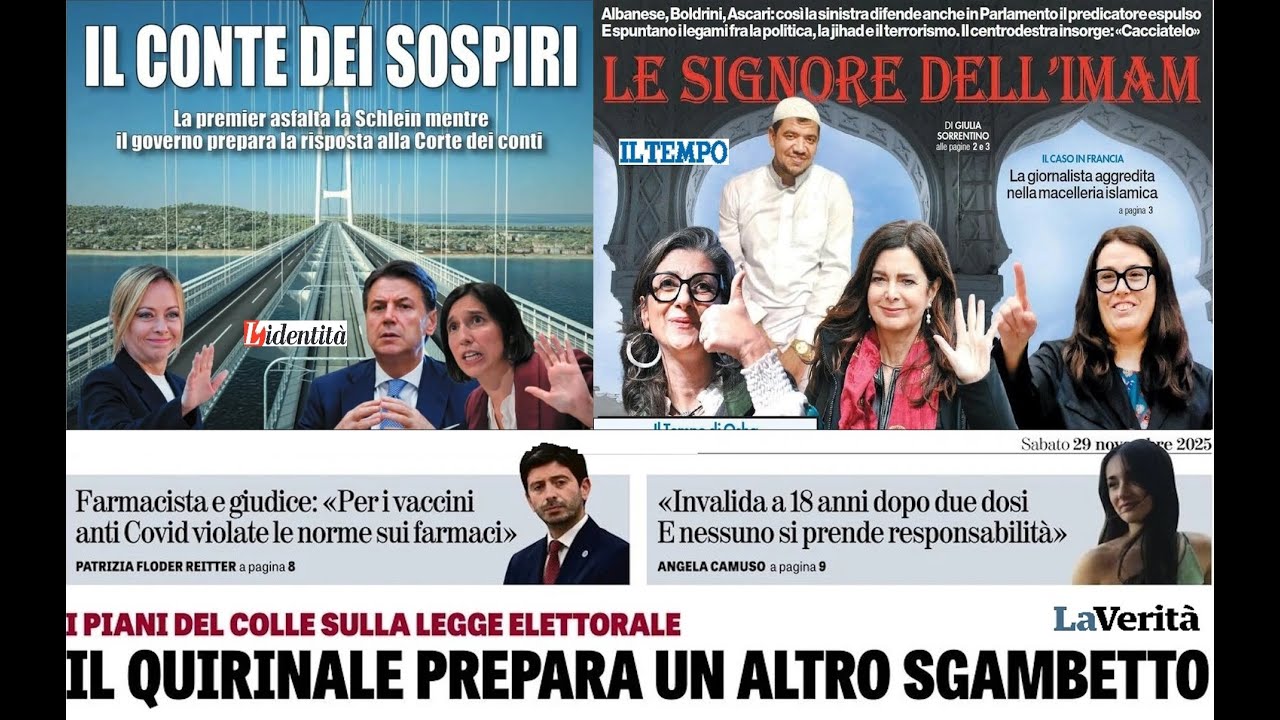 La Rassegna stampa del 29 novembre 2025