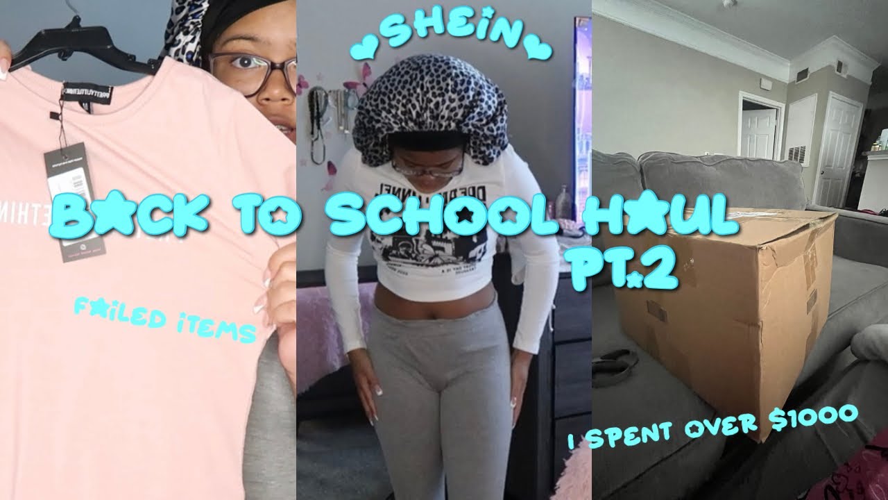 $1000 back to school haul pt.2 (shein haul)