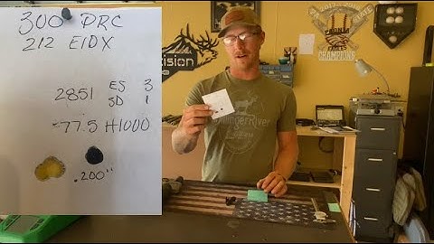 300 PRC Load Development - 215 ELDX