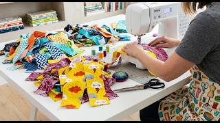 I Turned Fabric Scraps into a Masterpiece! ✨ Genius Patchwork for Beginners