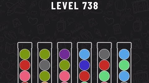 Ball Sort Puzzle Level 738 #ballsortpuzzle #ballsortpuzzlegameplay #puzzlegame #mobilegames