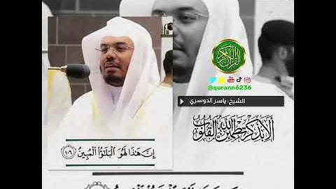 الشيخ: ياسر الدوسري، سورة الصافات، آية (١١٠).