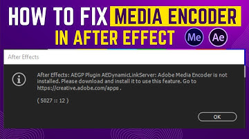 How to connect Media Encoder with After effect  | AEGPpluginAEDynamicLinkServer | 2022