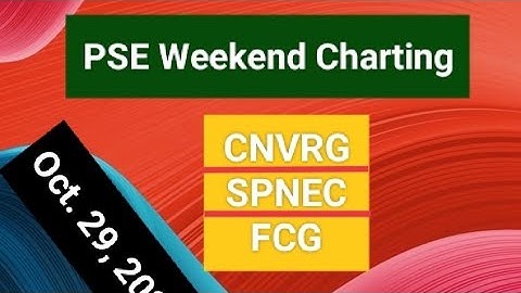 PSE Chart 15: 10292022 $CNVRG $SPNEC $FCG paano ako magcharting at magdecide
