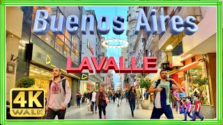 【4K】WALK Virtual walk LAVALLE Buenos Aires ARGENTINA 4k hdr