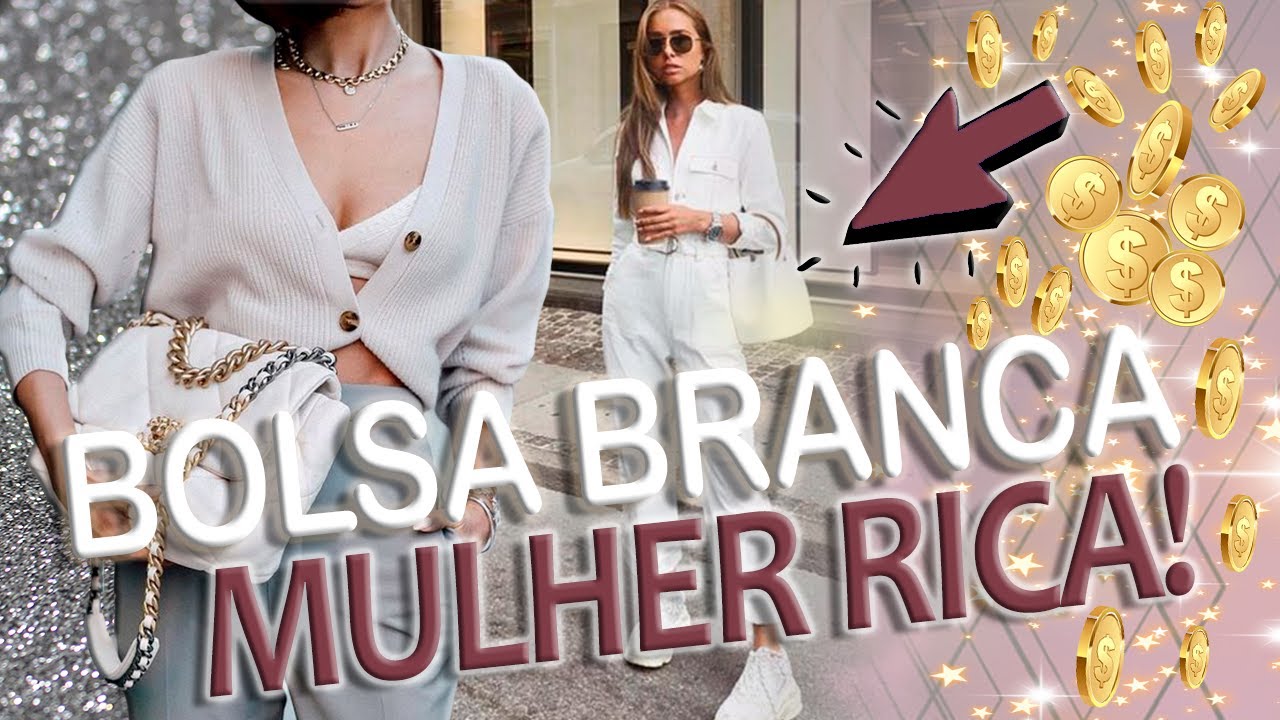 LOOKS COM BOLSA BRANCA!