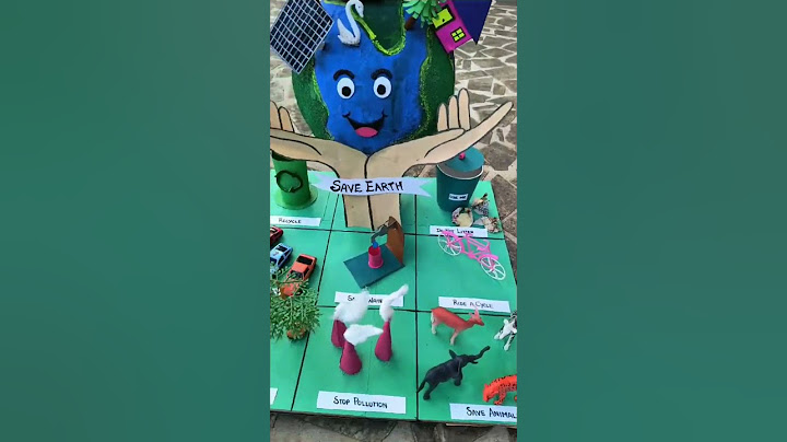 Save Earth Model/Earth Day Craft/ Environment Day/School Project #shorts #youtubeshorts #diy