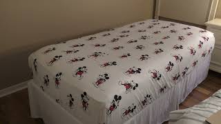 Mickey Mouse Comforter and Bed Sheets Unboxing