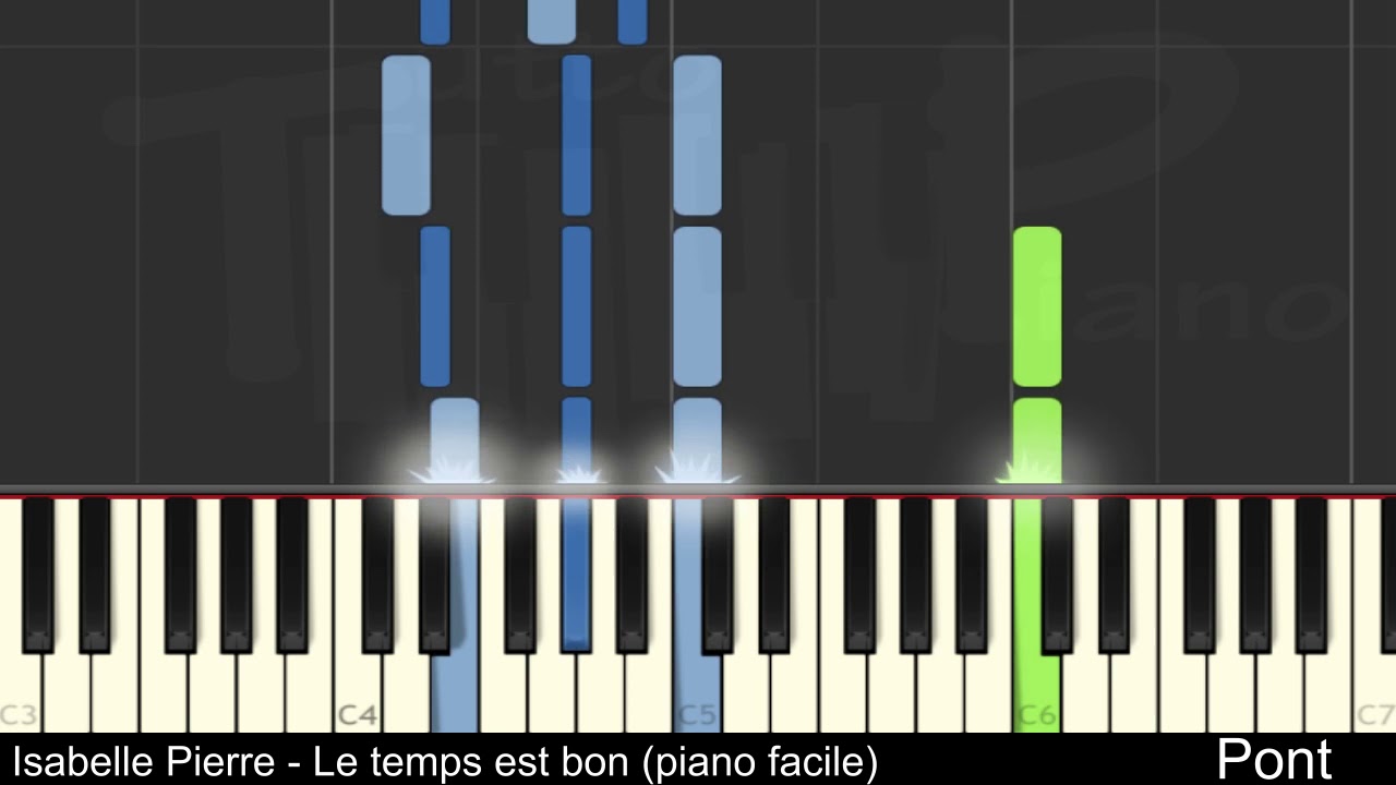 Le Temps Est Bon Partition Piano Pdf