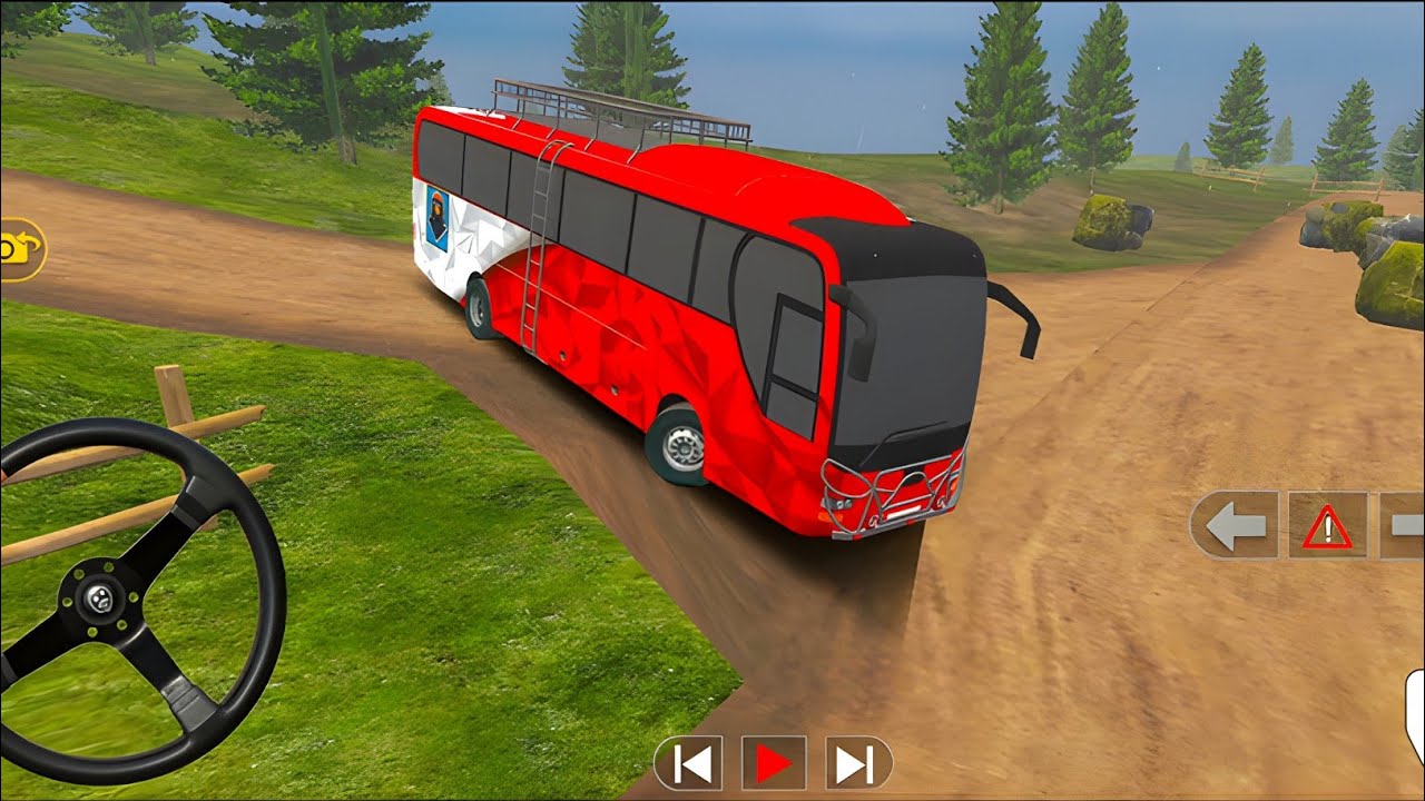 Coach Bus Simulator India Off Road Driving Bus Game Simulator HBG Zone Gameplay Video #5