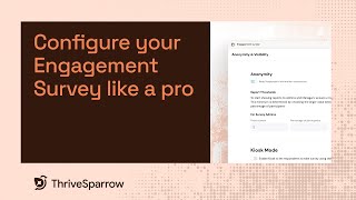 How to Configure your Employee Engagement Survey