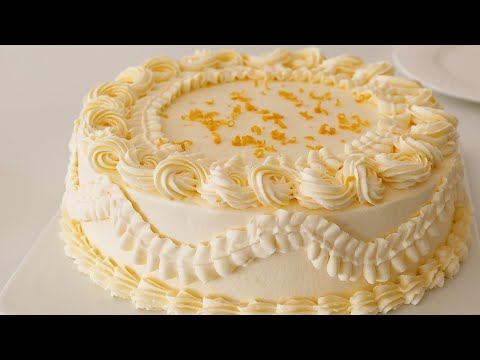Have lemon at home? make this beautiful and delicious lemon cream cake!