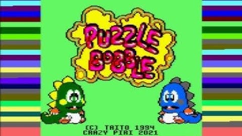 Amstrad CPC =+ Puzzle Bobble += New demo game 2021