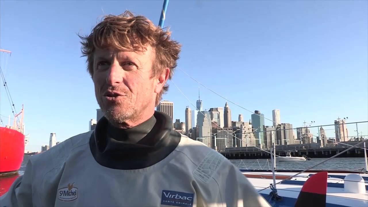 Arrival Jean - Pierre DICK ( St - Michel / Virbac ) /EN