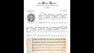 A. Vivaldi: Aria "Sileant Zephyri from Filiae Maestae Jerusalem, RV 638 - Organ transcription