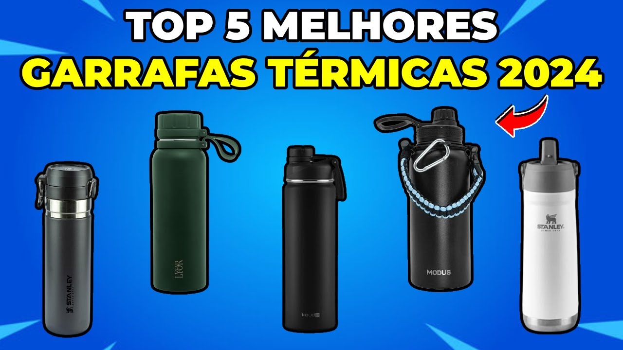Top 5 Garrafas Térmicas para Água Gelada de 2024: Com Melhor Custo-benefício!