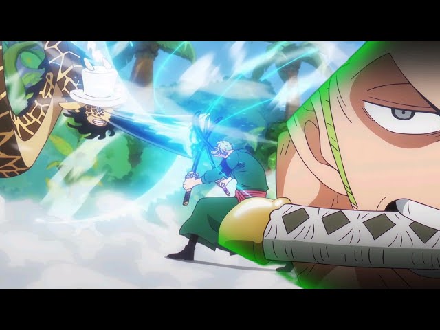 ZORO VS KAKU [ENGLISH SUB] class=