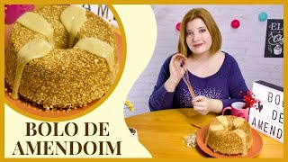 BOLO CROCANTE DE AMENDOIM! Fácil e irresistível!!!