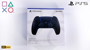 PS5 DualSense Wireless Controller Unboxing (Midnight Black)