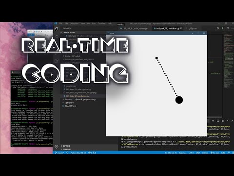 Видео: Математический маятник #2 💾 Реалтайм кодинг