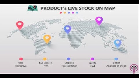 Products stock on Map - Overview | Inventory Management Apps | Botspot Infoware Apps